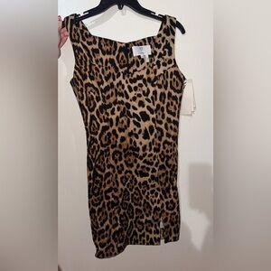 ba&sh Animal Print Sleeveless Blouse
